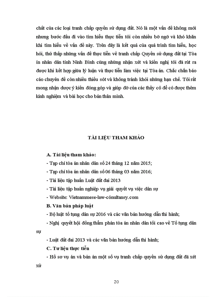 image for page Thực trạng giải quyết tranh chấp về quyền sử dụng đất của Tòa án địa phương