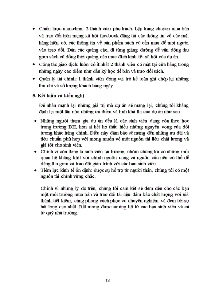 image for page Lập 1 dự án đầu tư kinh doanh để tạo thu nhập hỗ trợ trong quá trình học tập