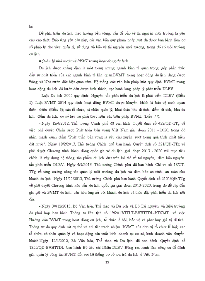 image for page Đánh giá thực trạng bảo vệ môi trường du lịch ở ĐỒ SƠN – HẢI PHÒNG