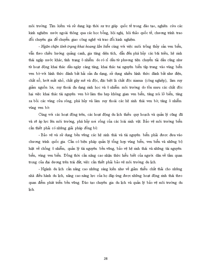 image for page Đánh giá thực trạng bảo vệ môi trường du lịch ở ĐỒ SƠN – HẢI PHÒNG