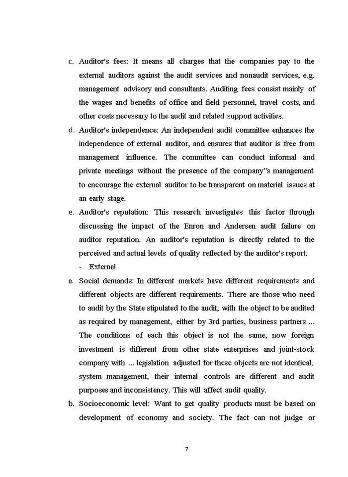 image for page Assessments and recommendations for quality control within vietnam audit firm