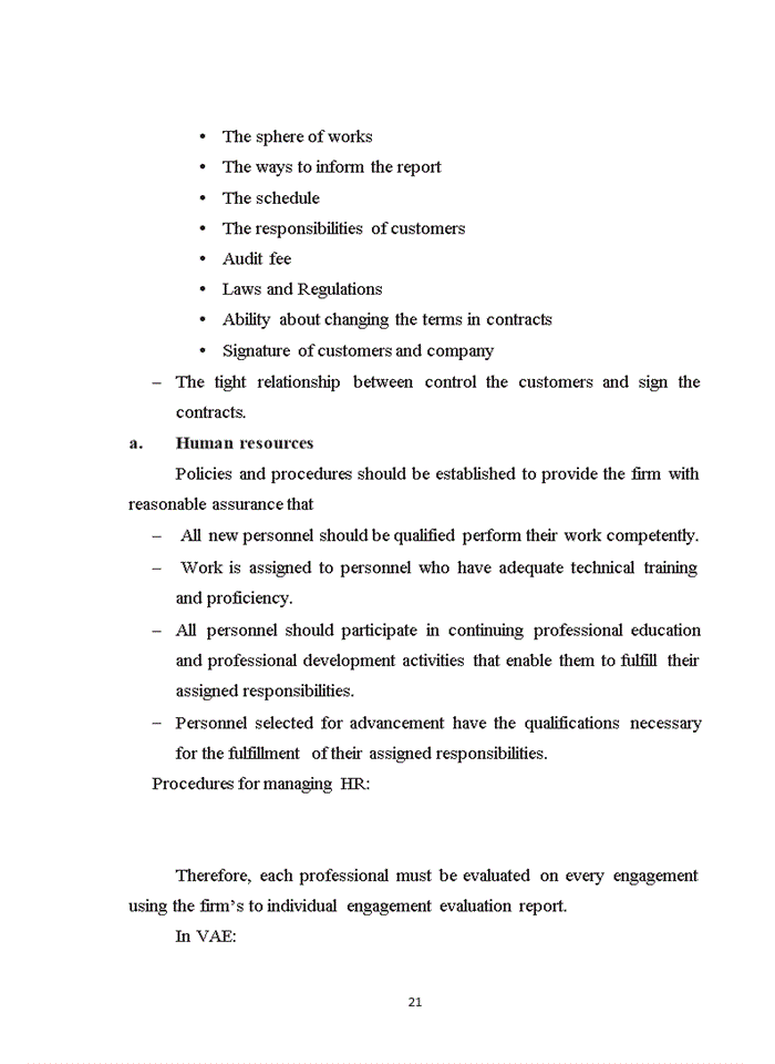 image for page Assessments and recommendations for quality control within vietnam audit firm