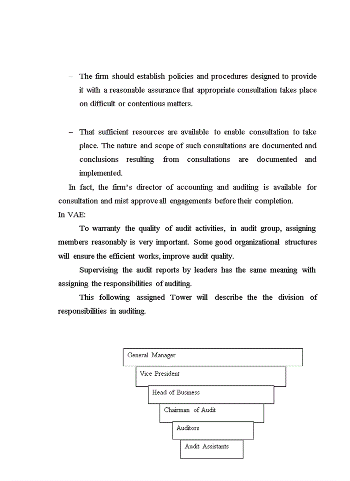 image for page Assessments and recommendations for quality control within vietnam audit firm