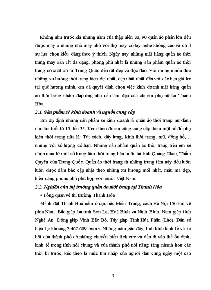 image for page Kế hoạch khởi sự kinh doanh: Thành lập cửa hàng quần áo thời trang nữ Jet Shop