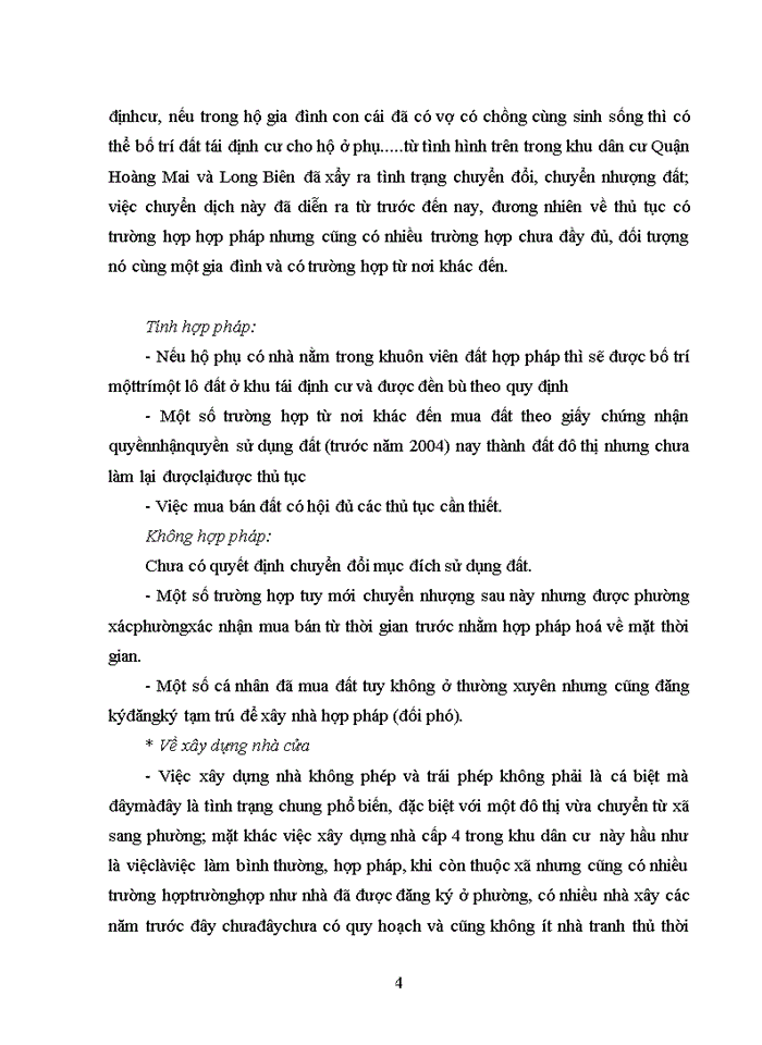 image for page Chuyển nhượng đất và xây dựng nhà trái phép trên địa bàn thành phố HÀ NỘI