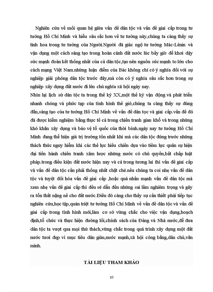 image for page Phân tích quan điểm của Hồ Chí Minh về mối quan hệ giữa giai cấp và dân tộc? Liên hệ thực tiễn Việt Nam hiện nay?