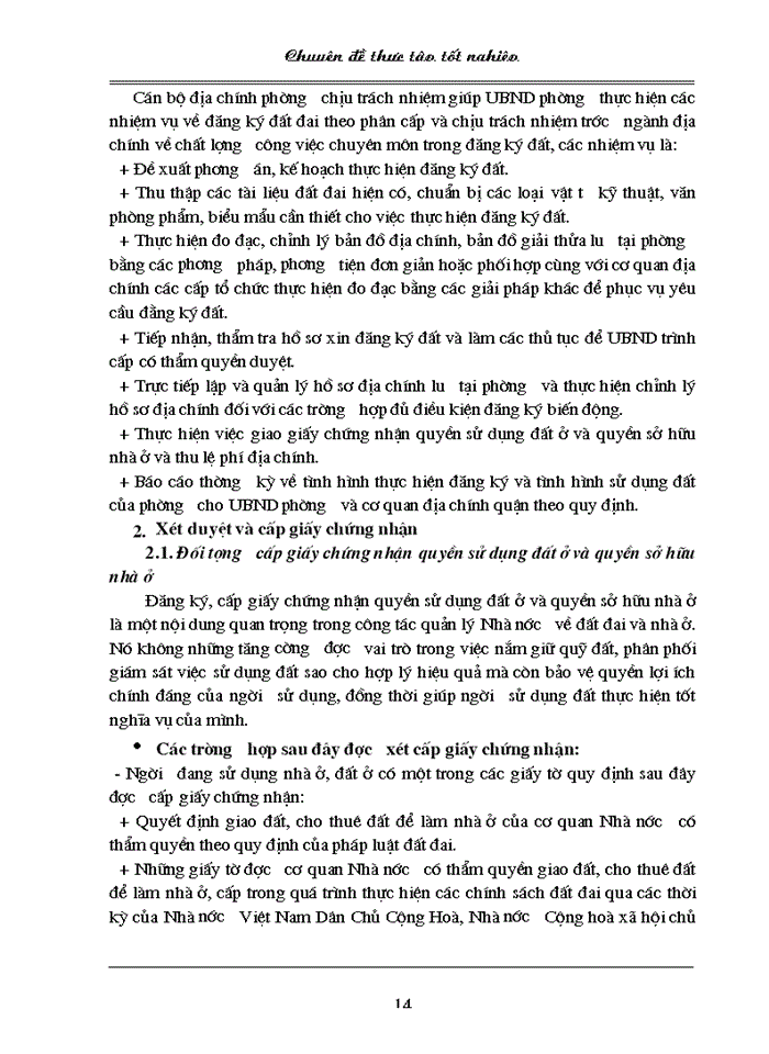 image for page Thực trạng và giải pháp nhằm đẩy nhanh công tác cấp giấy chứng nhận quyền sử dụng đất ở và quyền sở hữu nhà ở trên địa bàn quận Long Biên của TP. Hà Nội