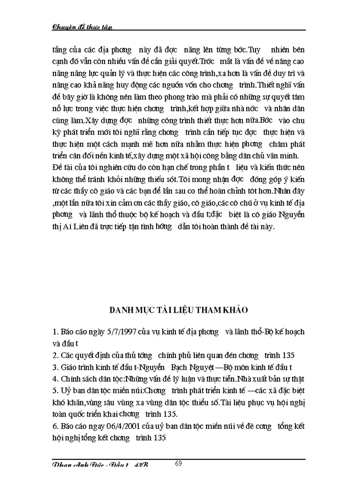 image for page Giải pháp nhằm nâng cao hiệu quả sử dụng vốn đầu tư công trình hạ tầng các xã đặc biệt khó khăn,miền núi vùng dân tộc thiểu số