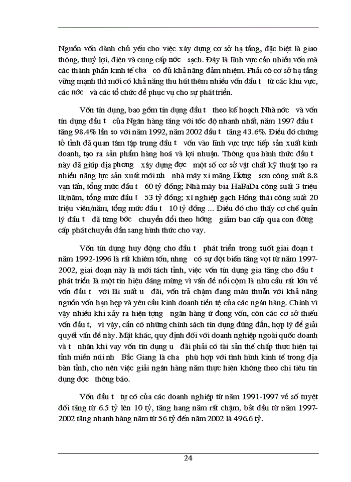 image for page Một số giải pháp nhằm nâng cao hiệu quả sử dụng vốn đầu tư trên địa bàn tỉnh Bắc Giang