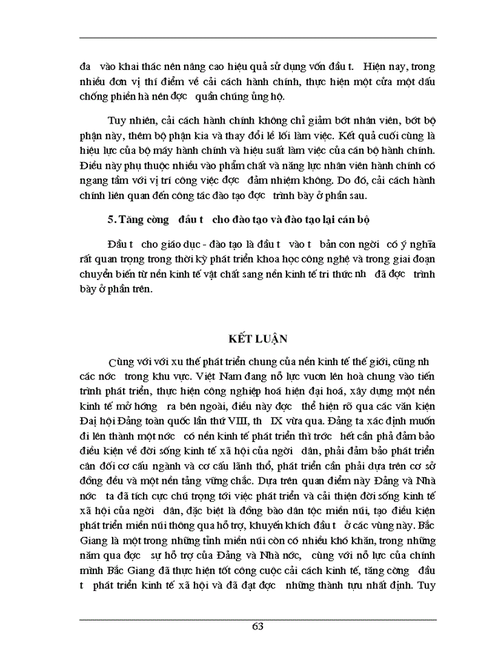image for page Một số giải pháp nhằm nâng cao hiệu quả sử dụng vốn đầu tư trên địa bàn tỉnh Bắc Giang
