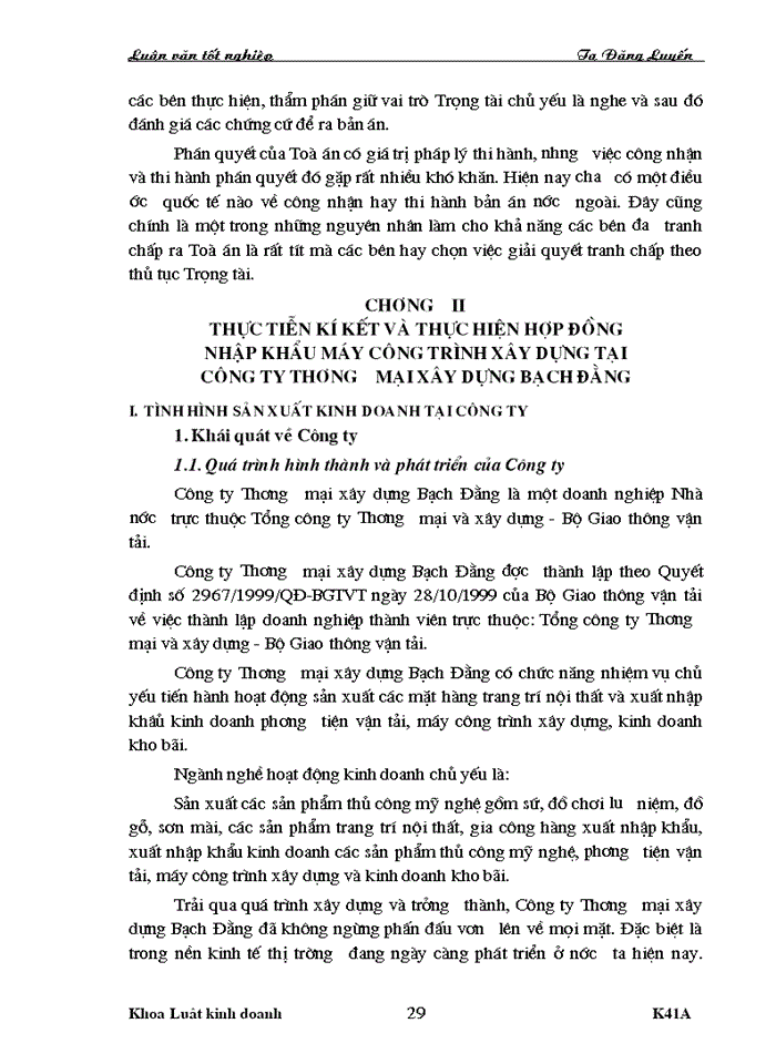 image for page Thực tiễn ký kết và thực hiện hợp đồng nhập khẩu máy công trình xây dựng tại Công ty thương mại xây dựng Bạch Đằng