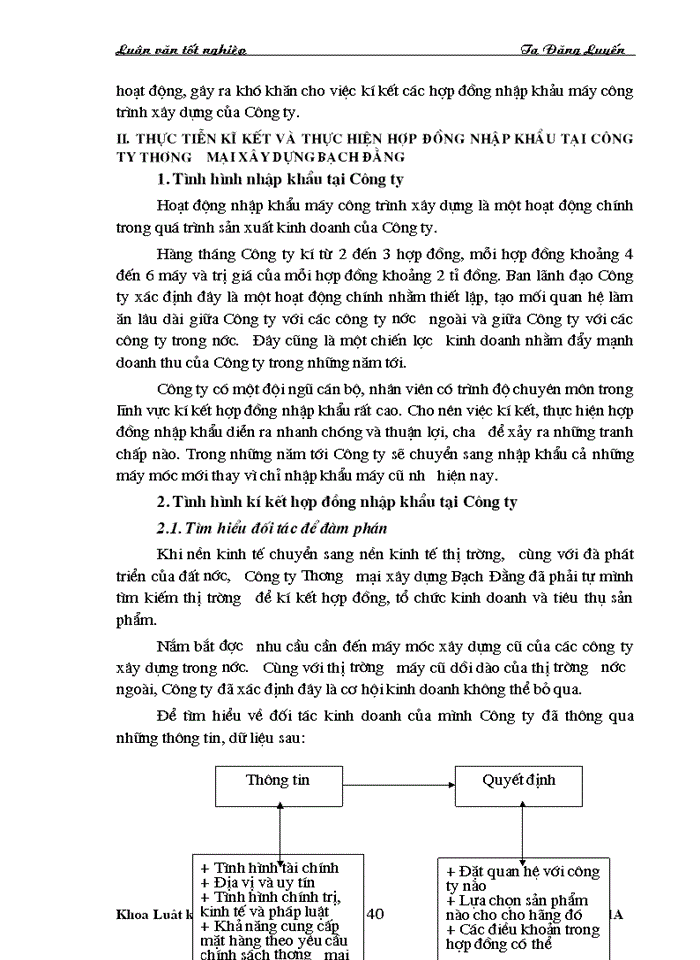 image for page Thực tiễn ký kết và thực hiện hợp đồng nhập khẩu máy công trình xây dựng tại Công ty thương mại xây dựng Bạch Đằng