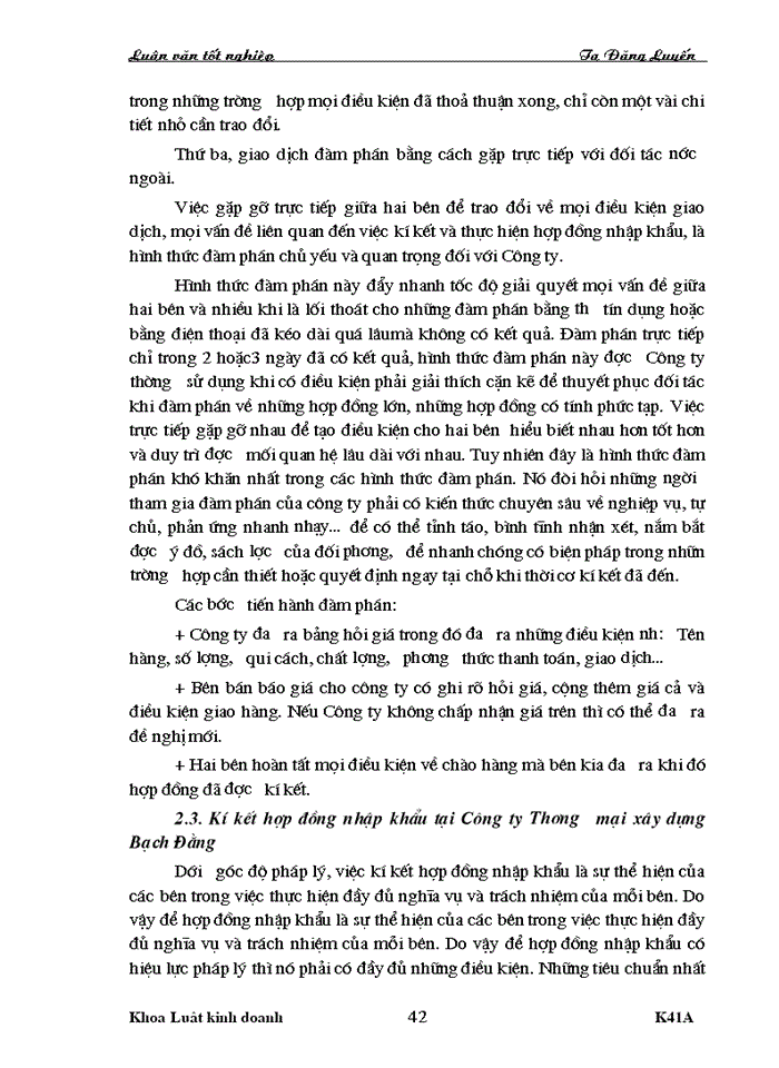 image for page Thực tiễn ký kết và thực hiện hợp đồng nhập khẩu máy công trình xây dựng tại Công ty thương mại xây dựng Bạch Đằng