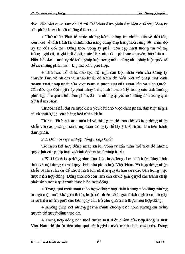 image for page Thực tiễn ký kết và thực hiện hợp đồng nhập khẩu máy công trình xây dựng tại Công ty thương mại xây dựng Bạch Đằng
