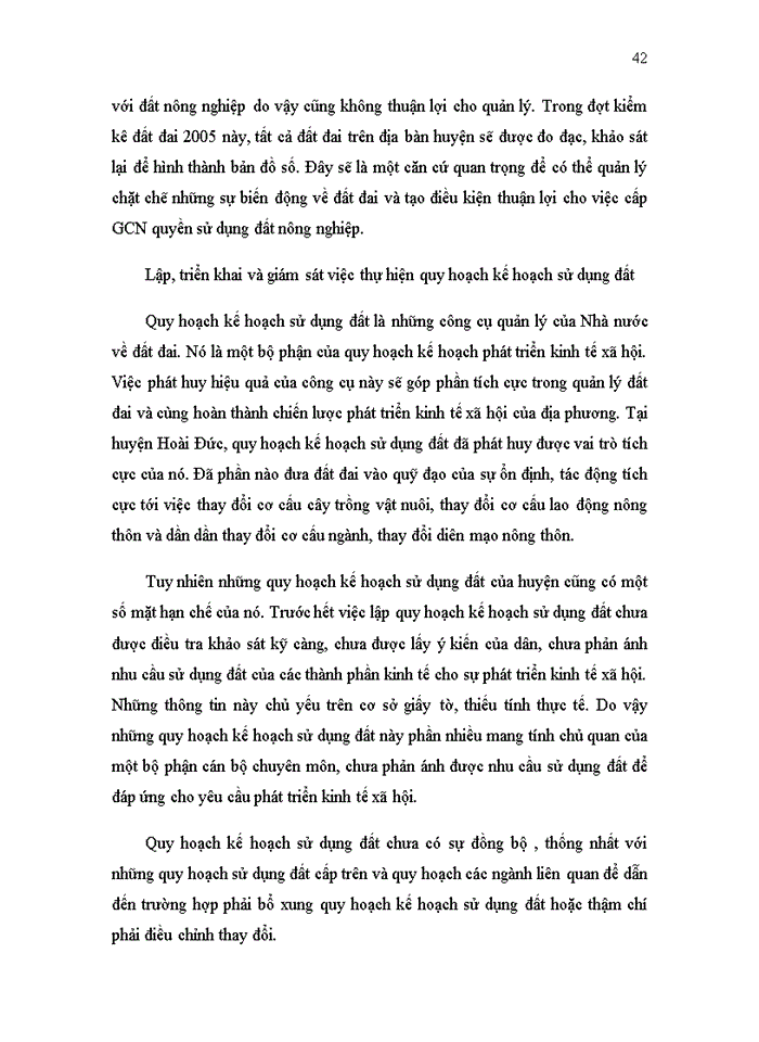 image for page Thực trạng và giải pháp về quản lý Nhà nước đối với đất nông nghiệp trên địa bàn huyện Hoài Đức tỉnh Hà Tây