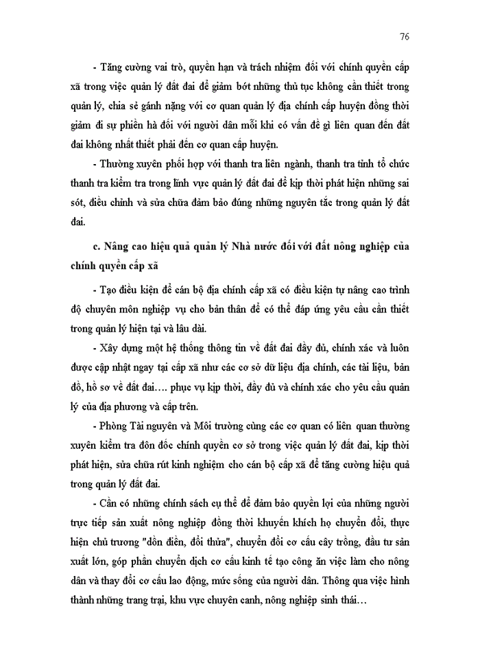 image for page Thực trạng và giải pháp về quản lý Nhà nước đối với đất nông nghiệp trên địa bàn huyện Hoài Đức tỉnh Hà Tây