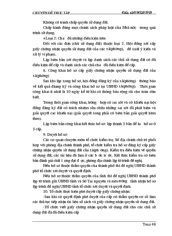 image for page Thực trạng và giải pháp cấp giấy chứng nhận quyền sử dụng đất thành phố Nam Định, Tỉnh Nam Định
