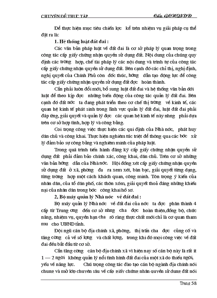 image for page Thực trạng và giải pháp cấp giấy chứng nhận quyền sử dụng đất thành phố Nam Định, Tỉnh Nam Định