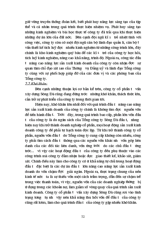 image for page Đầu tư nâng cao năng lực năng lực sản xuất kinh doanh ở công ty cổ phần tư vấn xây dựng Sông Đà