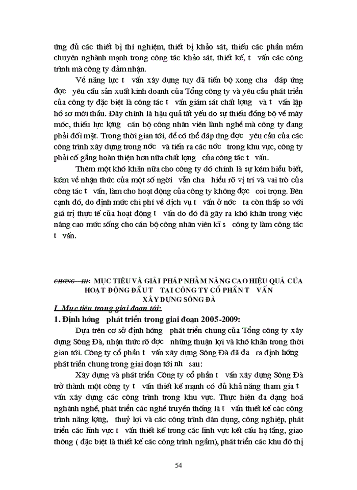 image for page Đầu tư nâng cao năng lực năng lực sản xuất kinh doanh ở công ty cổ phần tư vấn xây dựng Sông Đà