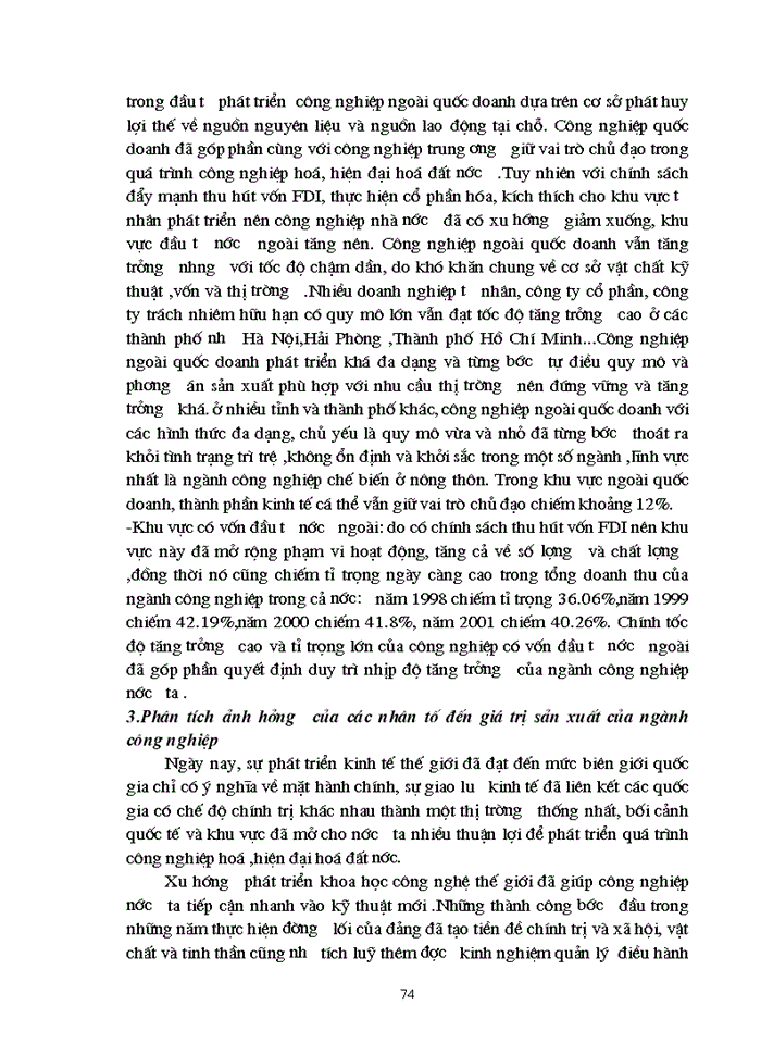 image for page Vận dụng phương pháp thống kê để phân tích một số chỉ tiêu kết quả sản xuất kinh doanh ngành công nghiệp Việt Nam thời kỳ 1998-2001