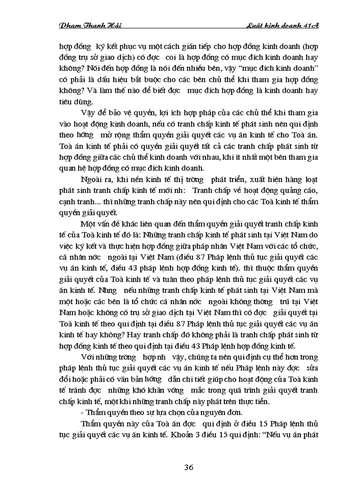 image for page Giải quyết tranh chấp kinh tế bằng toà án