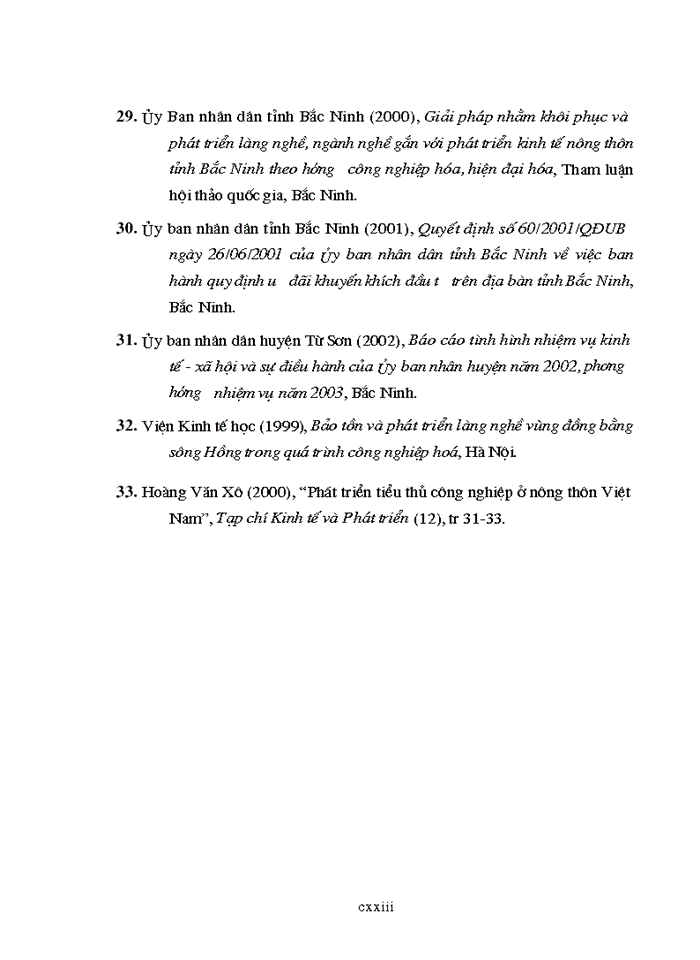 image for page Phát triển một số ngành nghề thủ công nghiệp ở huyện từ sơn, tỉnh bắc ninh (thực trạng và giải pháp)