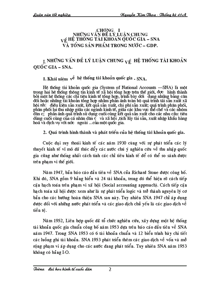 image for page Tớnh Toồng saỷn phaồm quoỏc noọi (GDP) quyự khu vửùc 1 (Noõng – Laõm – Thuyỷ saỷn )  theo phửụng phaựp saỷn xuaỏt cuỷa Vieọt Nam thụứi kyứ 1999 – 2002