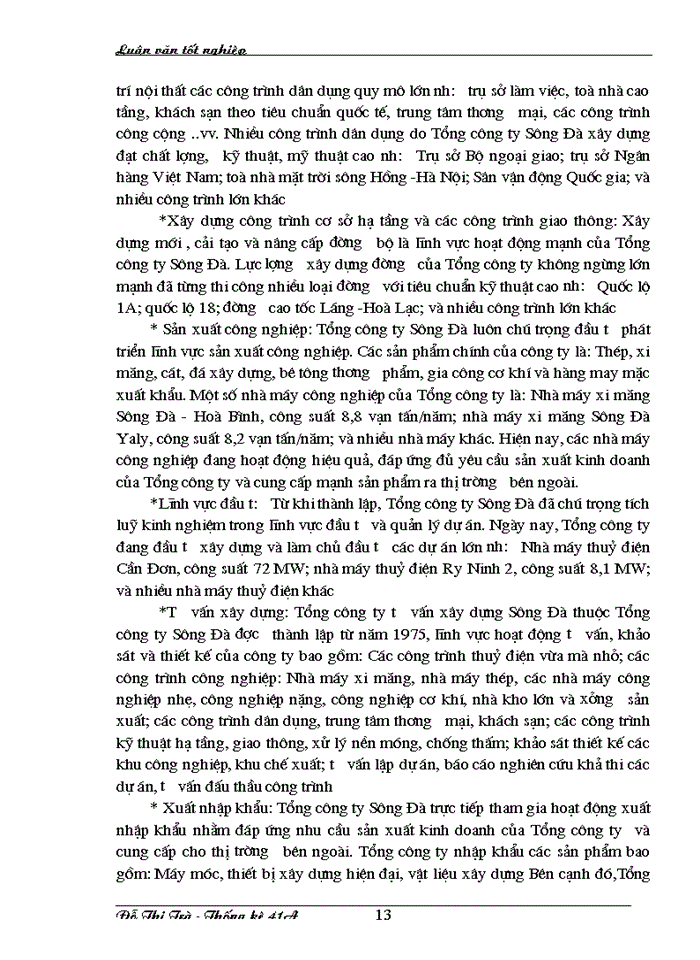 image for page Nghiên cứu hệ thống chỉ tiêu kết quả sản xuất kinh doanh của Tổng công ty  xây dựng Sông Đà giai đoạn 1996-2002 và dự đoán giai đoạn 2003-2004