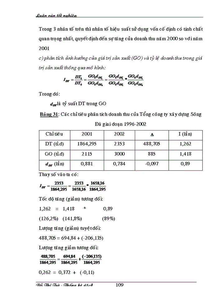 image for page Nghiên cứu hệ thống chỉ tiêu kết quả sản xuất kinh doanh của Tổng công ty  xây dựng Sông Đà giai đoạn 1996-2002 và dự đoán giai đoạn 2003-2004