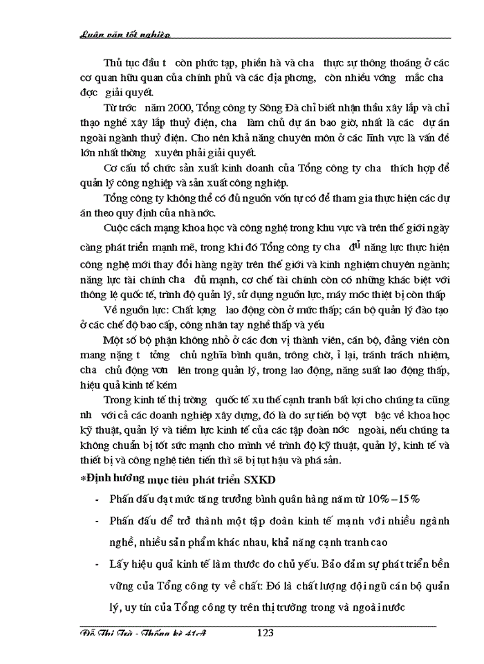 image for page Nghiên cứu hệ thống chỉ tiêu kết quả sản xuất kinh doanh của Tổng công ty  xây dựng Sông Đà giai đoạn 1996-2002 và dự đoán giai đoạn 2003-2004