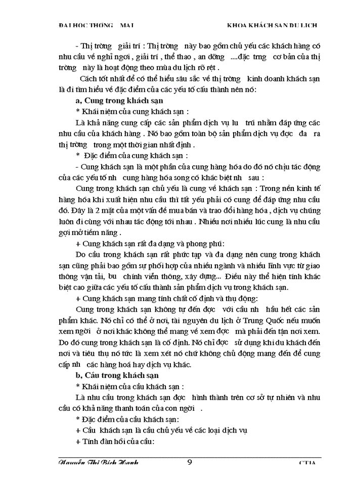 image for page Một số giải pháp nhằm hoàn thiện công tác quản lý giá sản phẩm dịch vụ lưu trú tại khách sạn