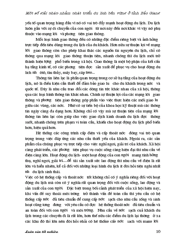 image for page Một số giải pháp nhằm phát triển du lịch bền vững ở tỉnh Bắc Giang