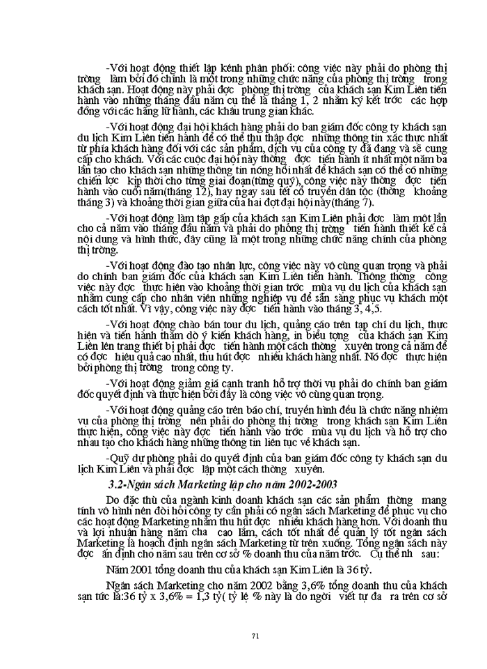 image for page Cơ sở lí  luận chung về MARKETING –MIX  trong kinh doanh khách sạn