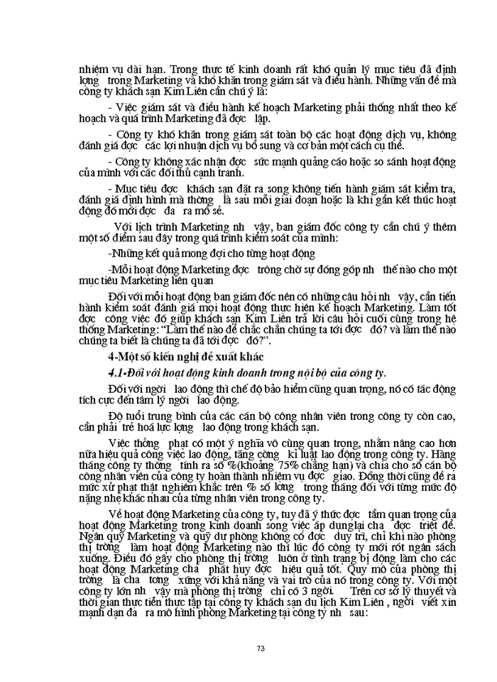 image for page Cơ sở lí  luận chung về MARKETING –MIX  trong kinh doanh khách sạn