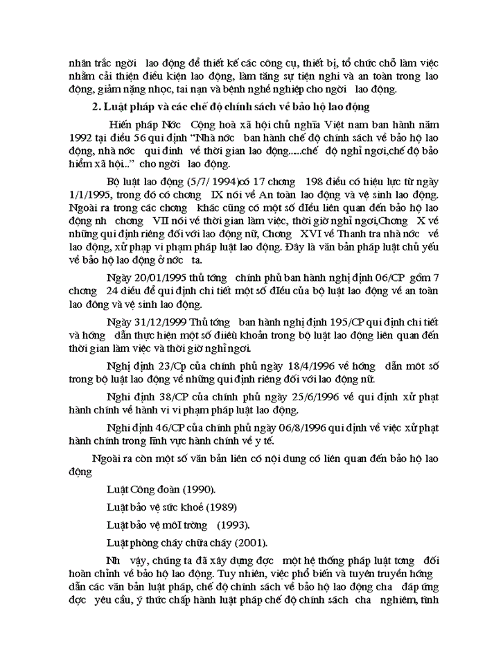 image for page Cơ sở lý luận về công tác bảo hộ lao động và hoạt động công đoàn trong công tác bảo hộ lao động