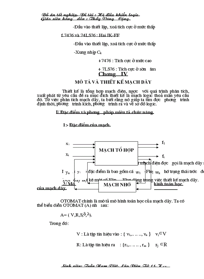 image for page Hệ thống điều khiển logic