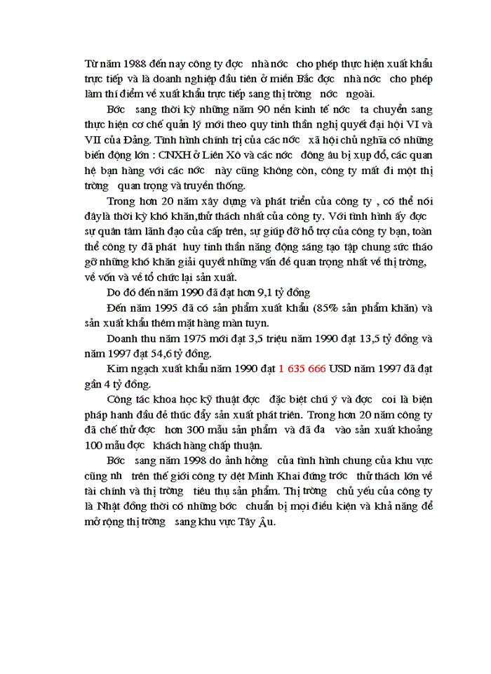 image for page Khái quát về công ty dệt khăn MINH KHAI HÀ NỘI (MIKHATEX)