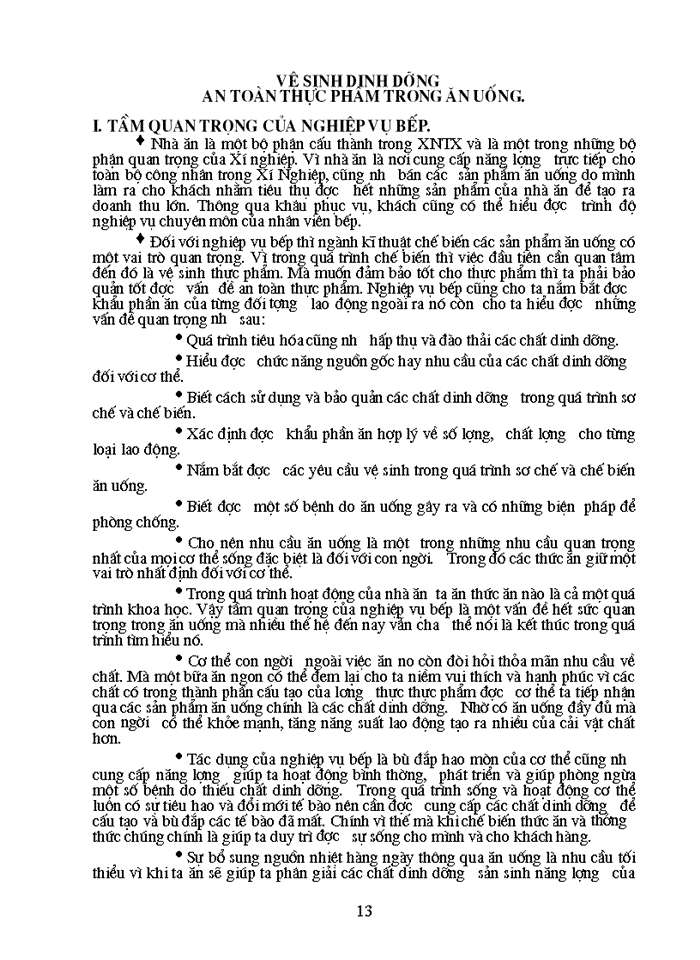 image for page Quy trình về vệ sinh dinh dưỡng an toàn thực phẩm trong ăn uống