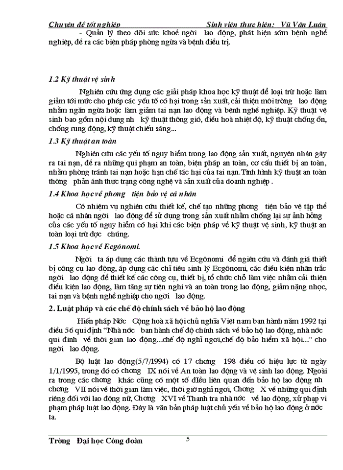 image for page Công đoàn cơ sở với công tác bảo hộ lao động của doanh nghiệp trong nền kinh tế thi trường