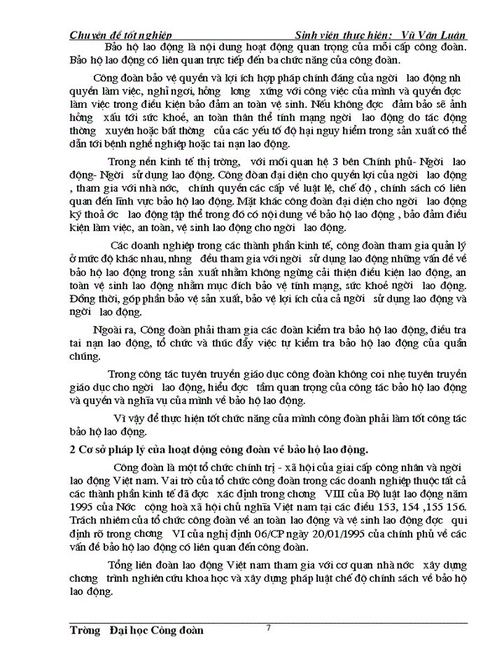 image for page Công đoàn cơ sở với công tác bảo hộ lao động của doanh nghiệp trong nền kinh tế thi trường