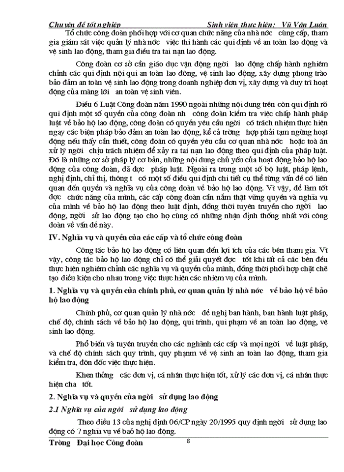 image for page Công đoàn cơ sở với công tác bảo hộ lao động của doanh nghiệp trong nền kinh tế thi trường