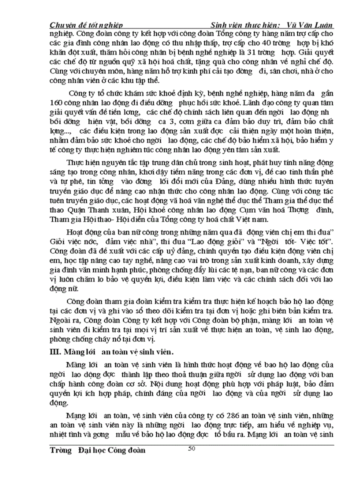 image for page Công đoàn cơ sở với công tác bảo hộ lao động của doanh nghiệp trong nền kinh tế thi trường