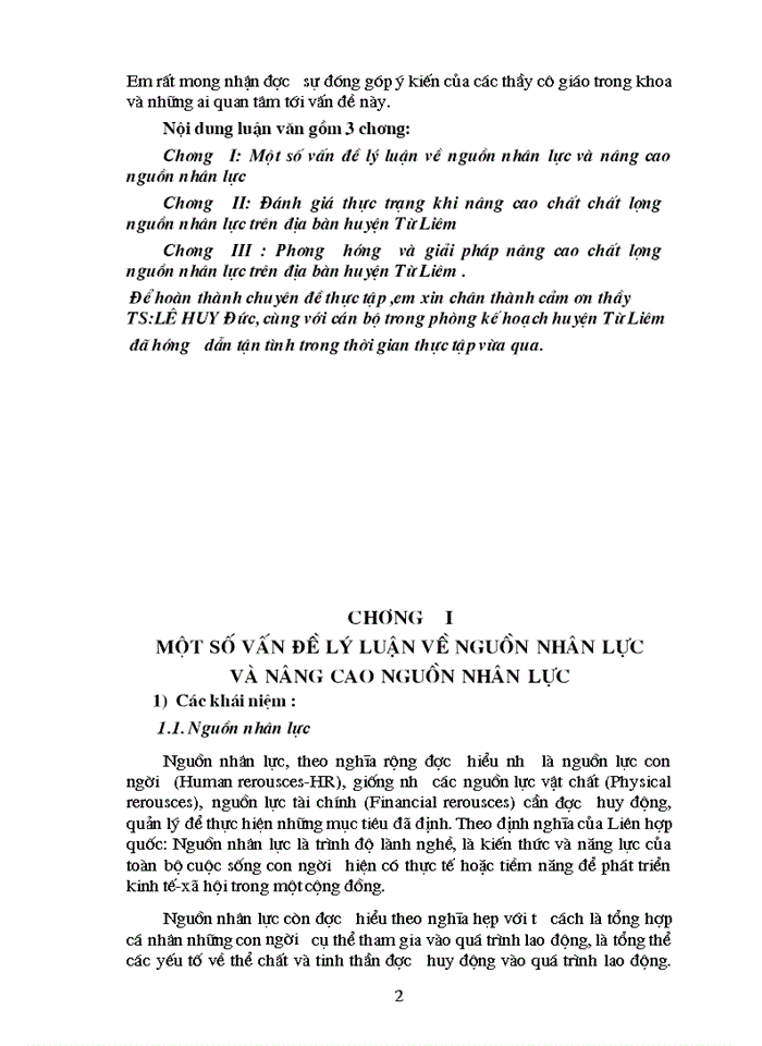 image for page Các giải pháp nâng cao chất lượng nguồn nhân lực trên địa bàn huyện Từ Liêm 2001 -- 2010