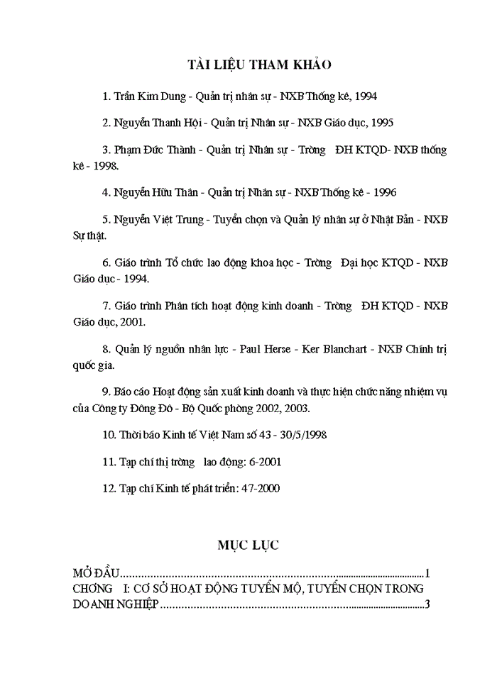 image for page Một số giải pháp và kiến nghị nhằm nâng cao chất lượng tuyển mộ, tuyển chọn tại công ty Đông Đô-Bộ Quốc Phòng