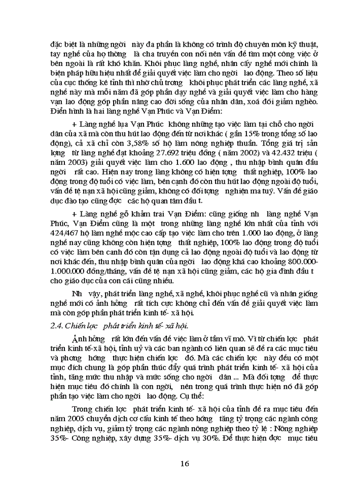 image for page Một số biện pháp giải quyết việc làm cho người lao động trên địa bàn tỉnh Hà Tây