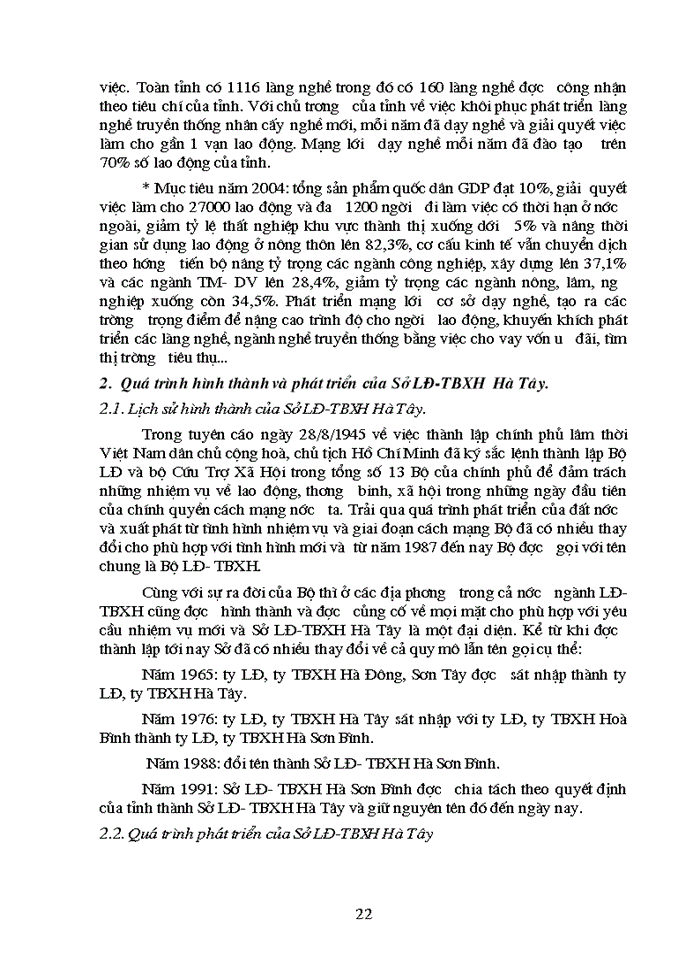 image for page Một số biện pháp giải quyết việc làm cho người lao động trên địa bàn tỉnh Hà Tây