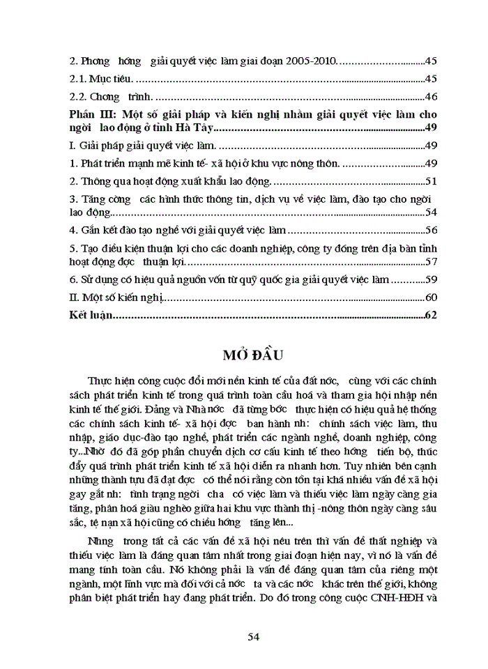image for page Một số biện pháp giải quyết việc làm cho người lao động trên địa bàn tỉnh Hà Tây