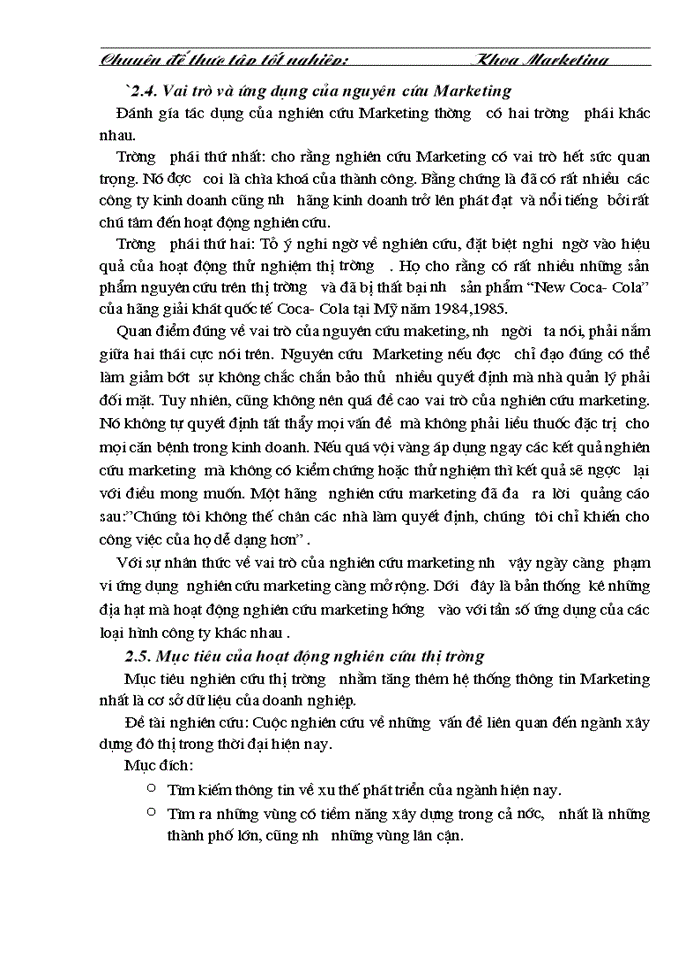 image for page Tổ chức hệ thống thông tin và nghiên cứu marketing trong công ty xây dựng công nghiệp Hà - Nội.