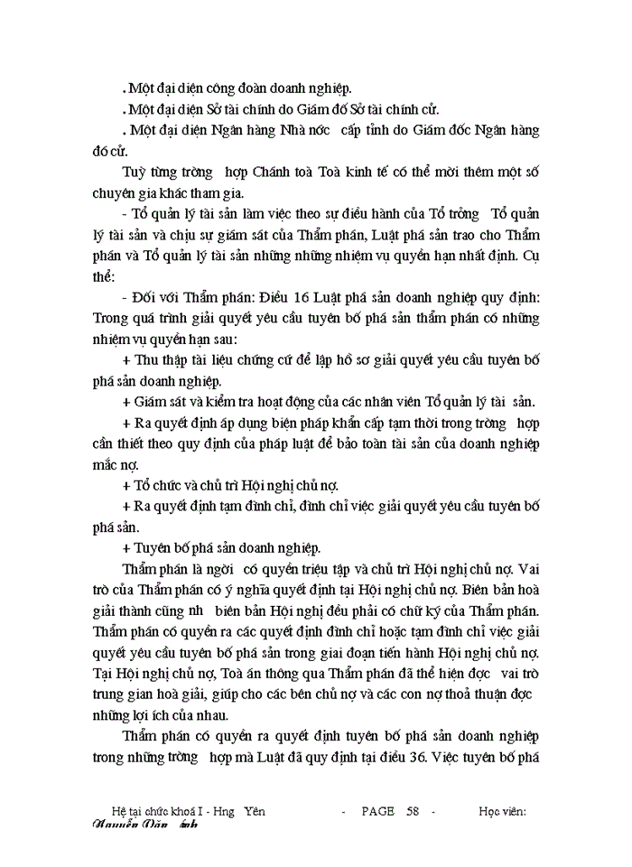 image for page Trình tự thủ tục tố tụng trong quá trình giải quyết yêu cầu tuyến bố phá sản doanh nghiệp